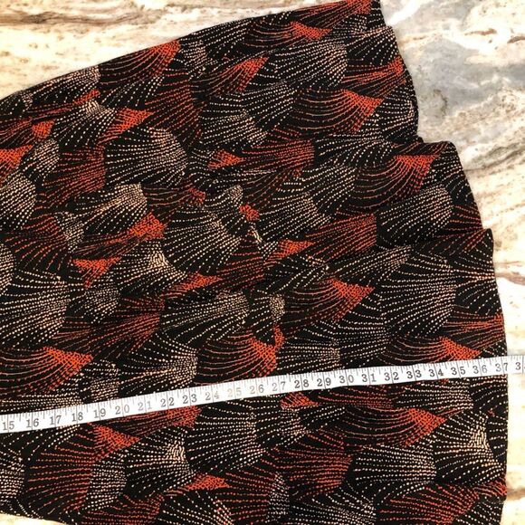 Anthropologie Maeve Tania Tiered Dress Short Sleeve Fall Colors Medium - Picture 11 of 11